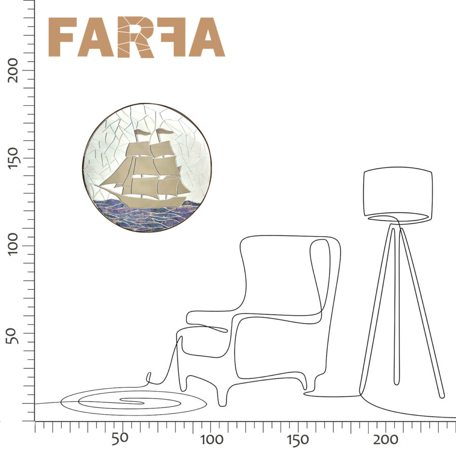 Dwumasztowy żaglowiec FARFA 4088 wymiar